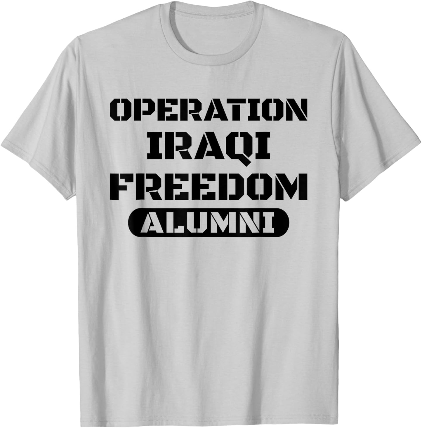 Operation Iraqi Freedom Alumni OIF Iraq Veteran T-Shirt - T-Shirt | Ash