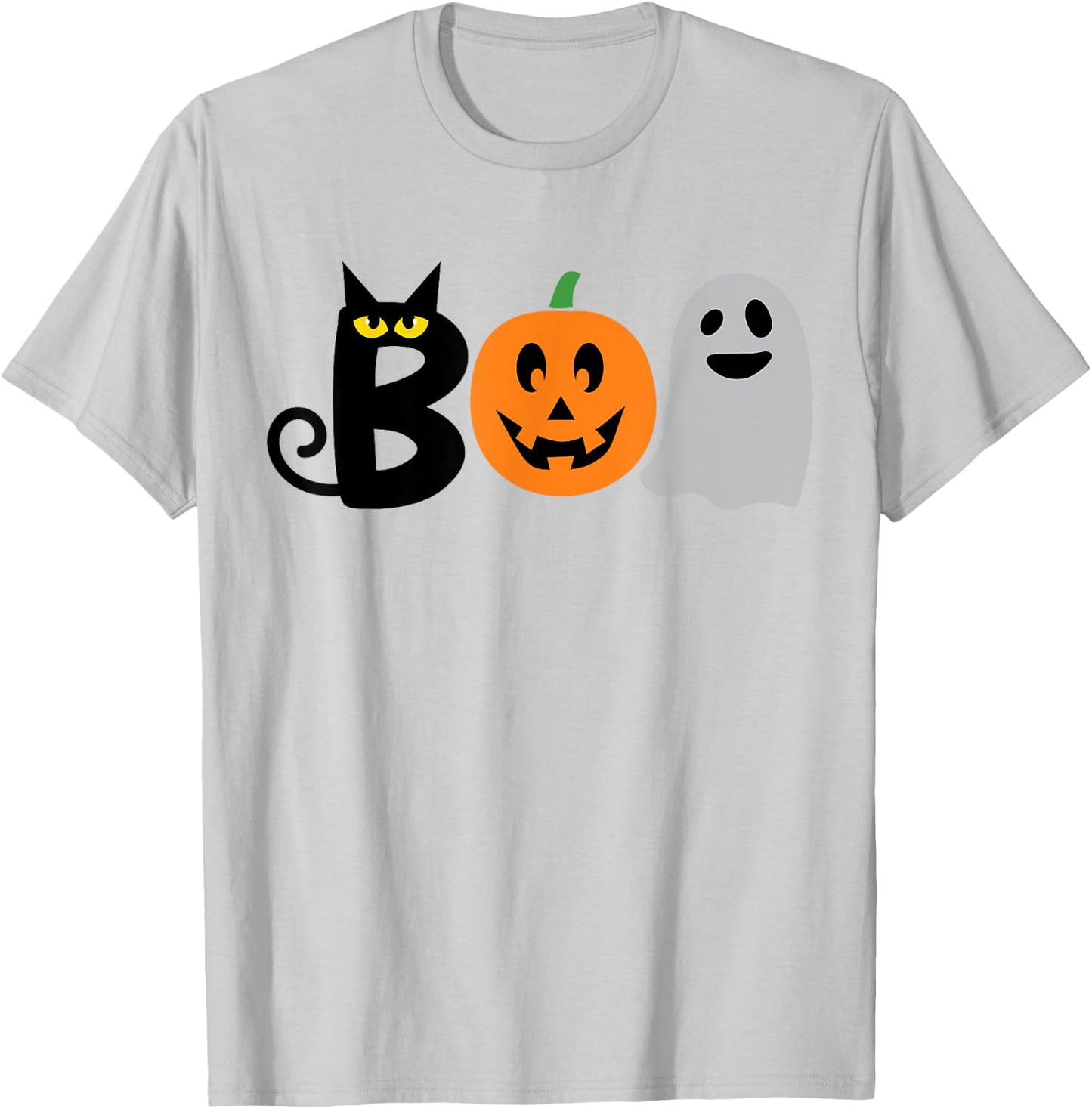 Funny Halloween Shirt. BOO Pumpkins Boys Girls Kids Costume T-Shirt - T-Shirt | Ash