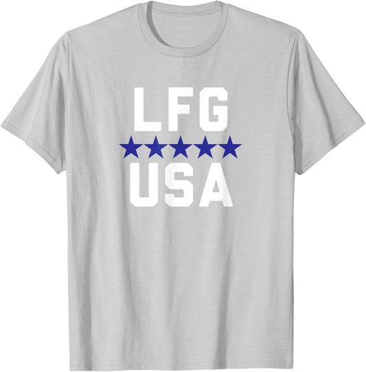Lfg Usa T-Shirt - T-Shirt | Ash