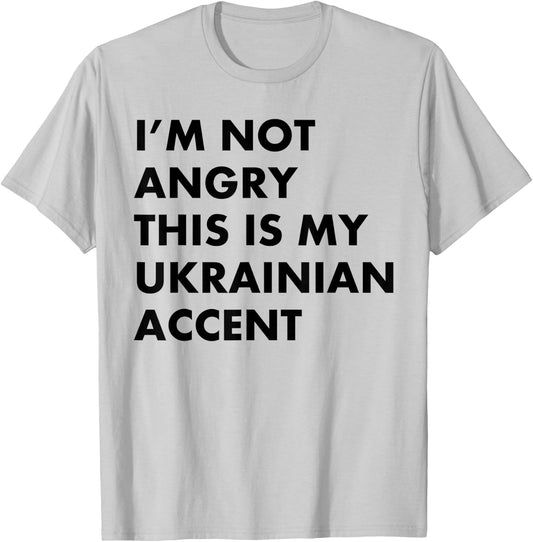 Funny Ukrainian Accent Ukraine Saying Voice T-Shirt - T-Shirt | Ash