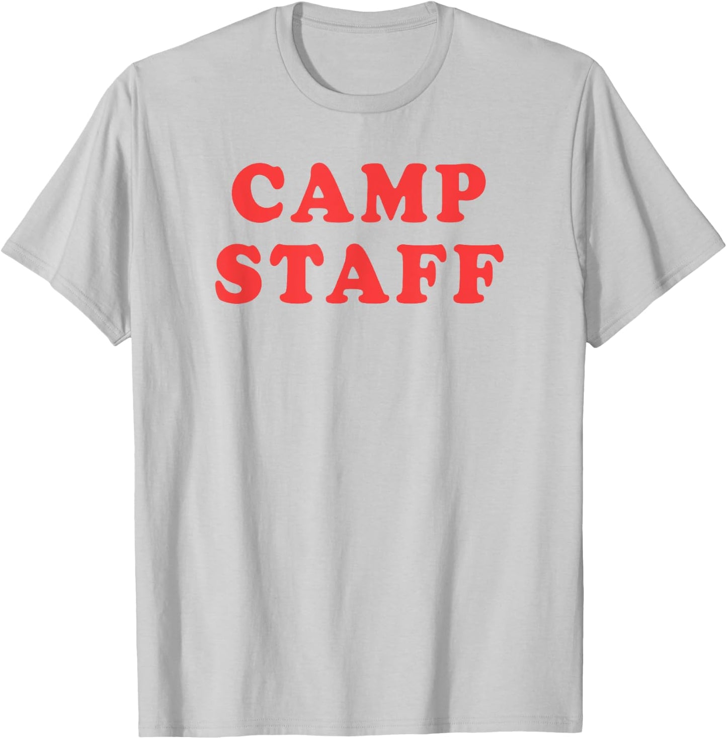 Trendy Camp Staff Team Member T-Shirt - T-Shirt | Ash