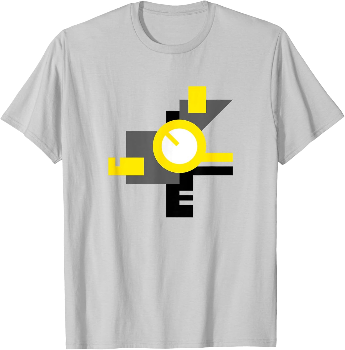 Abstract Brutalism T-Shirt - T-Shirt | Ash