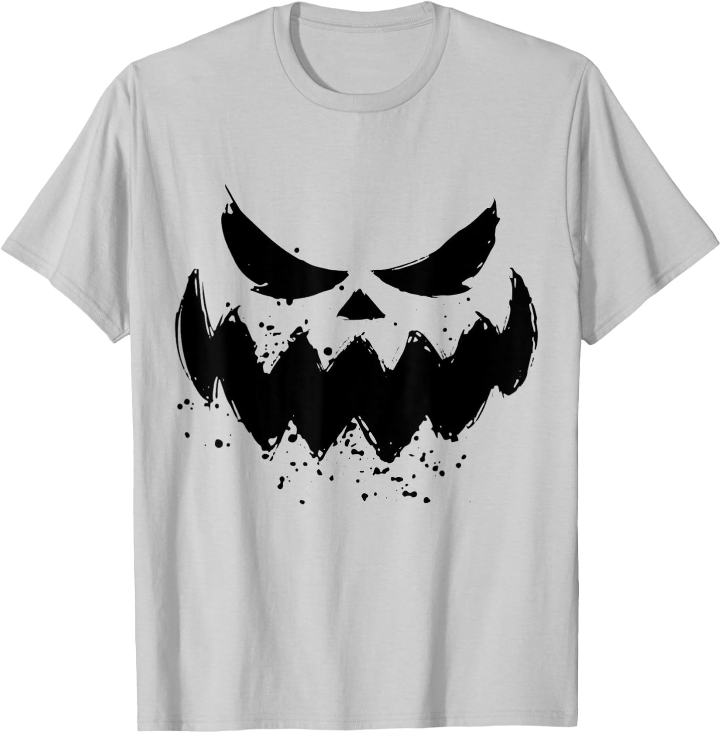 Pumpkin Jack O Lantern Face Jackolantern T-Shirt - T-Shirt | Ash