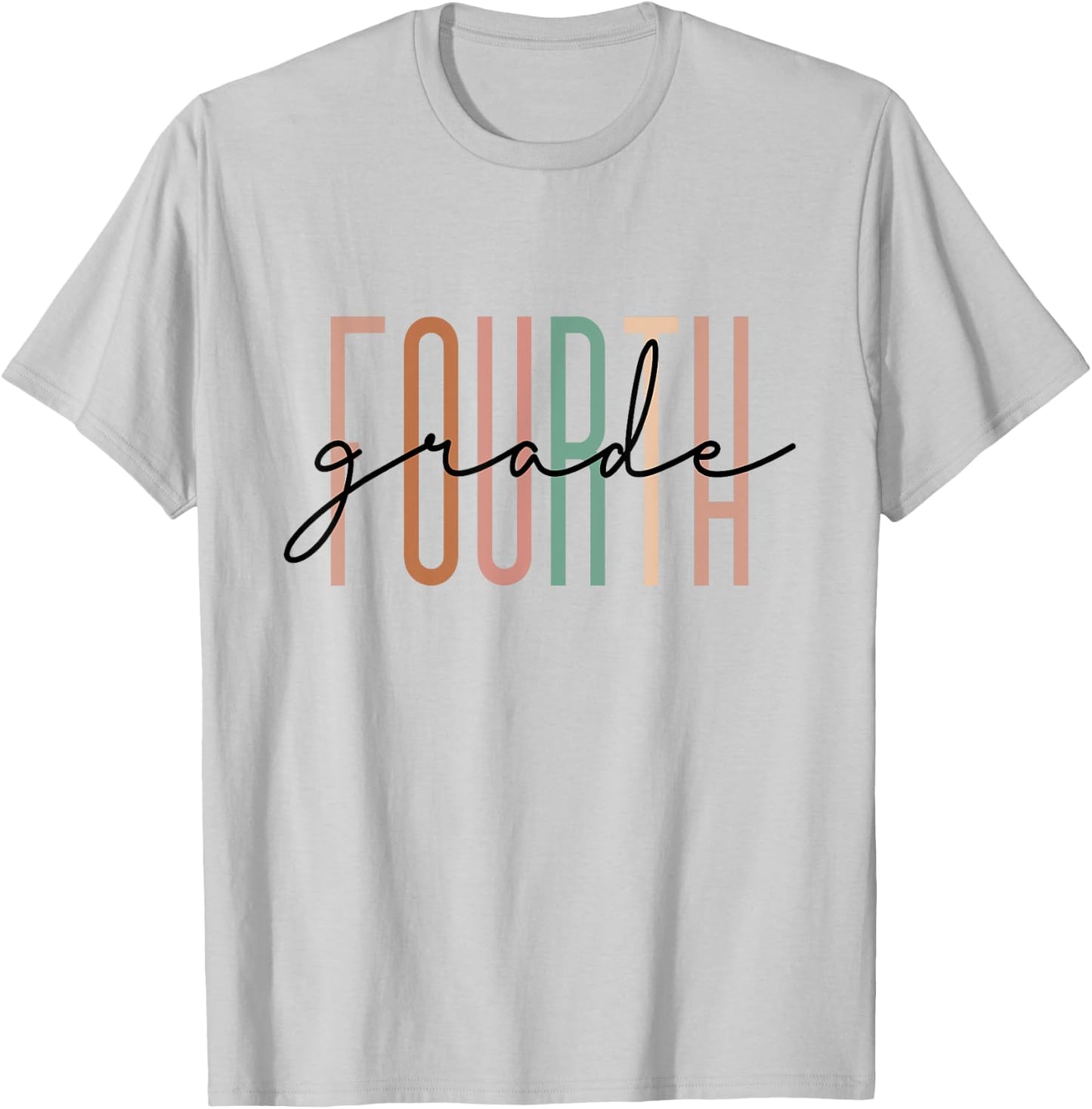 Fourth Grade Girls Boys Teacher Team 4th Grade Squad T-Shirt - T-Shirt | Ash