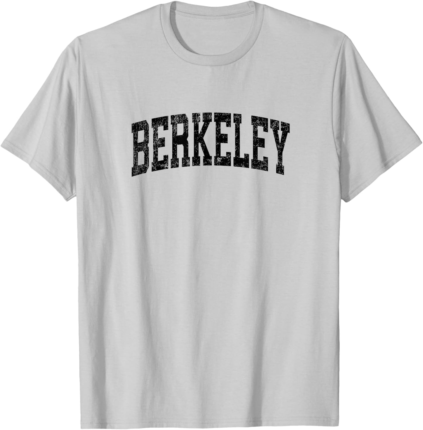Berkeley California CA Vintage Athletic Sports Black Design T-Shirt - T-Shirt | Ash