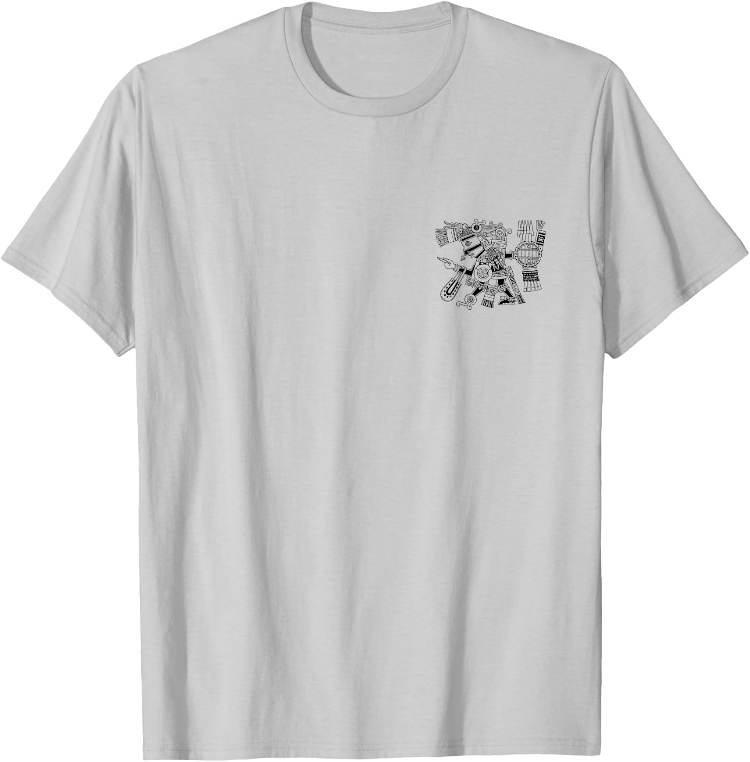 Maya patron deity Tezcatlipoca warrior Aztec Indians Mexico T-Shirt - T-Shirt | Ash