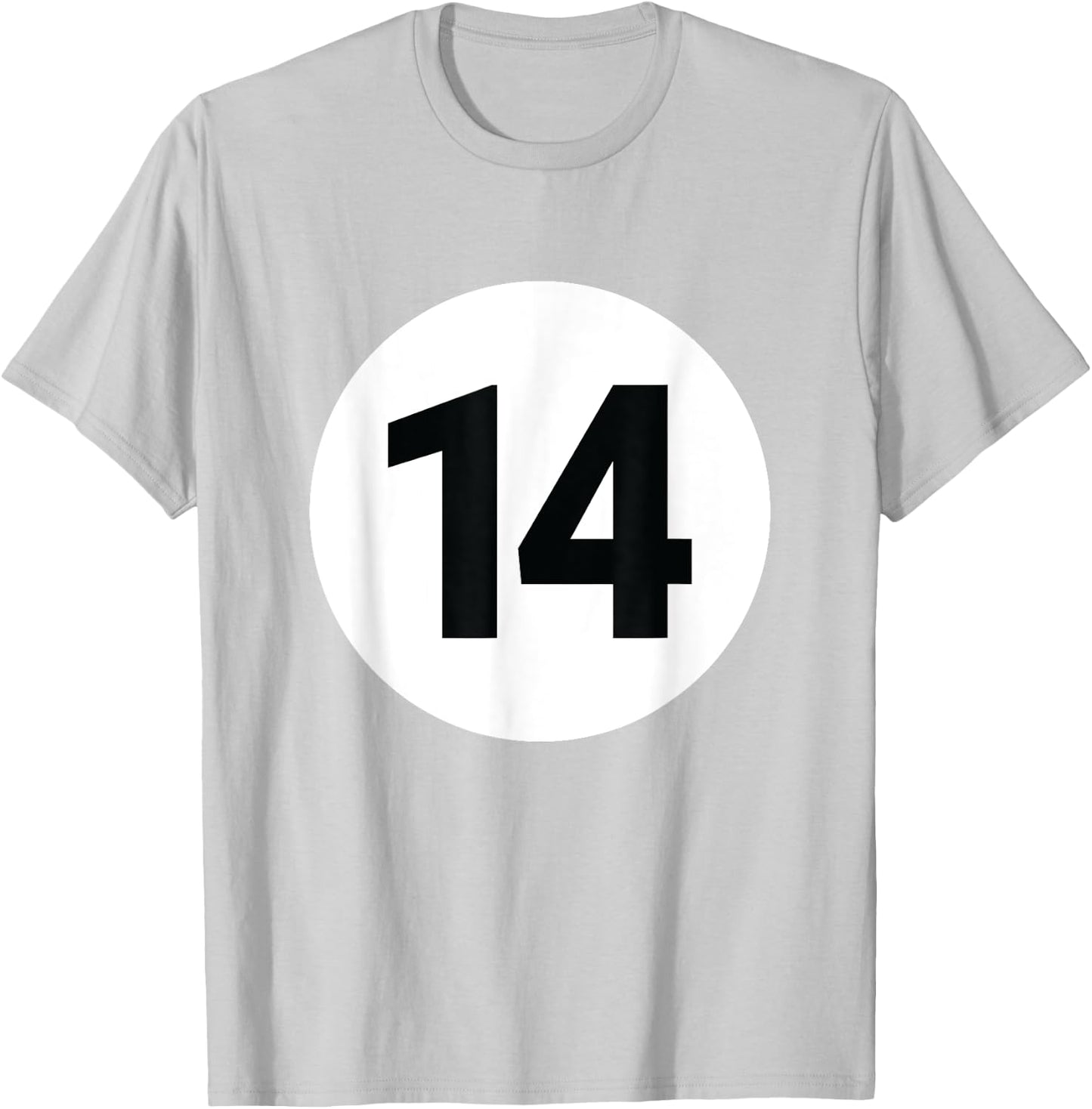 8 Pool Ball 14 Billiards Costume Halloween Group Matching T-Shirt - T-Shirt | Ash