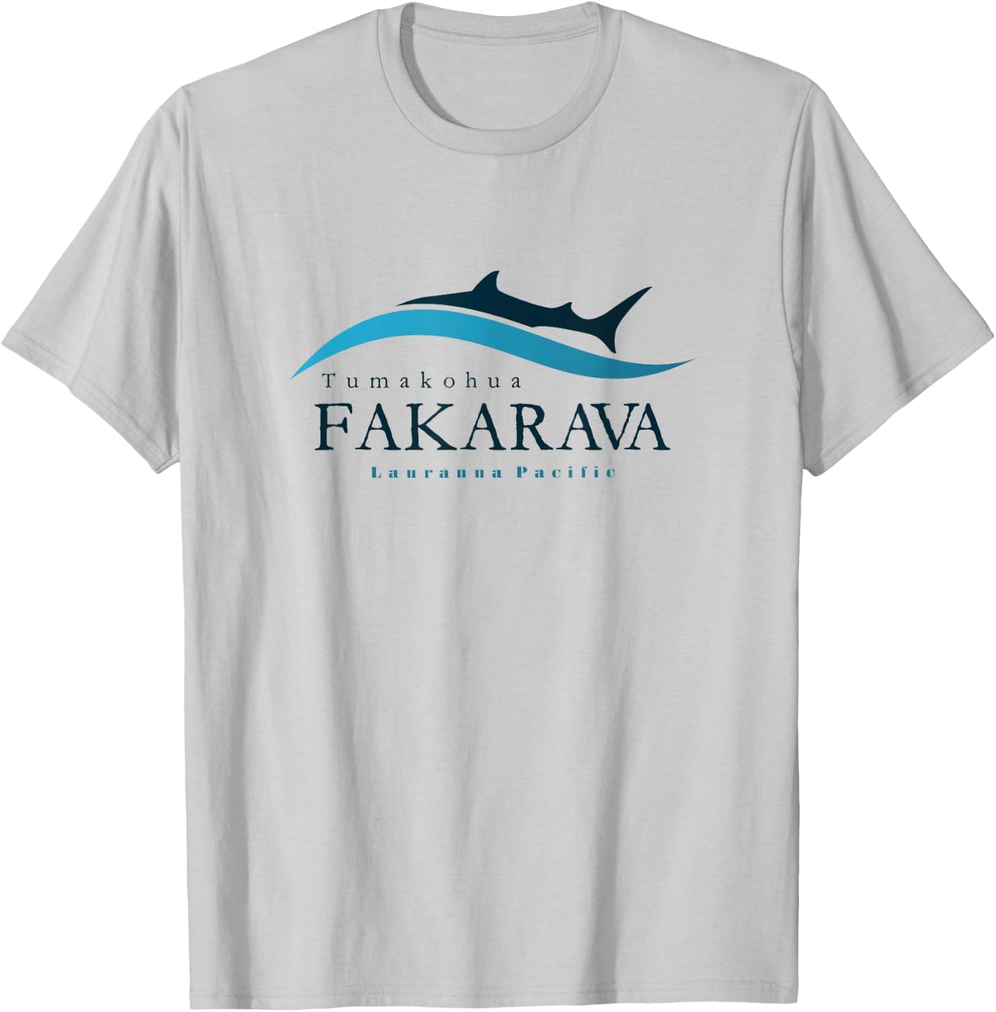 Fakarava Tumakohua Shark, Scuba Diving, Wall of Sharks T-Shirt - T-Shirt | Ash