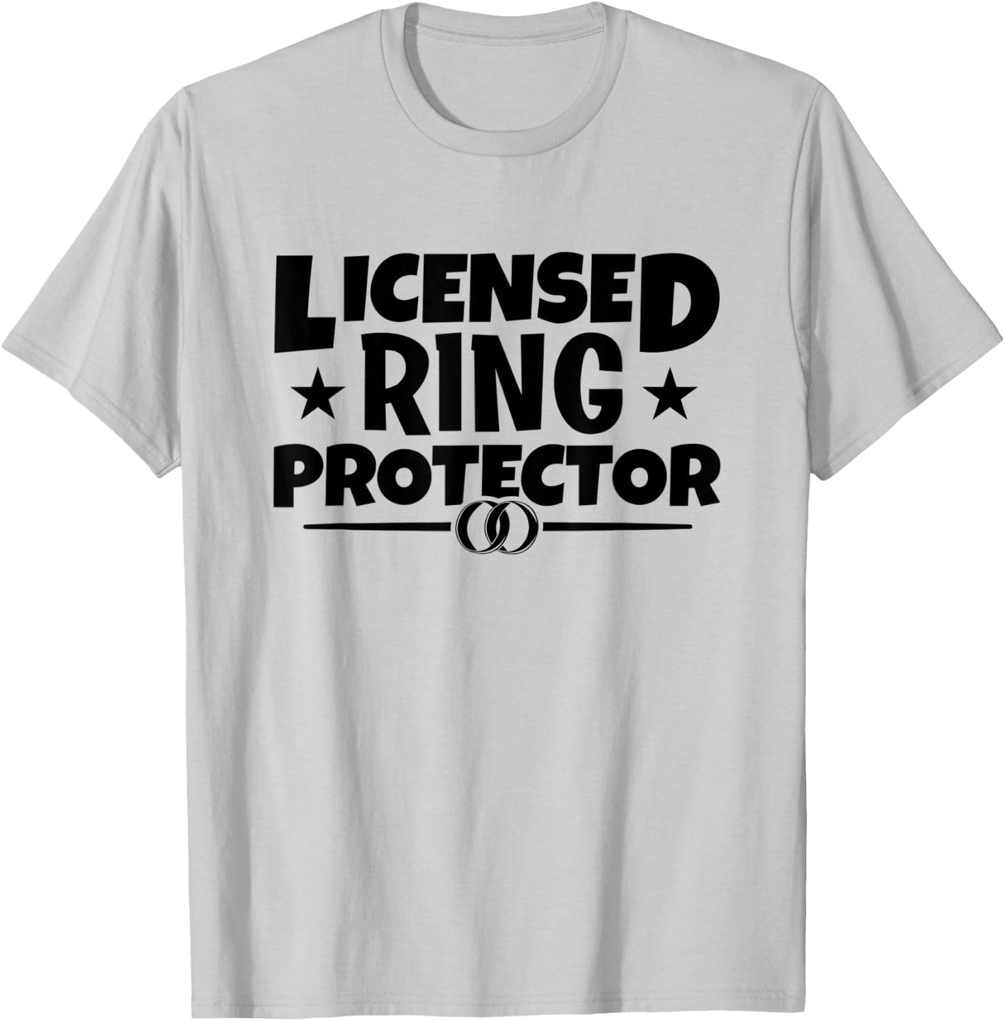 Kids Security Licensed Ring Protector Wedding Bearer T-Shirt - T-Shirt | Ash