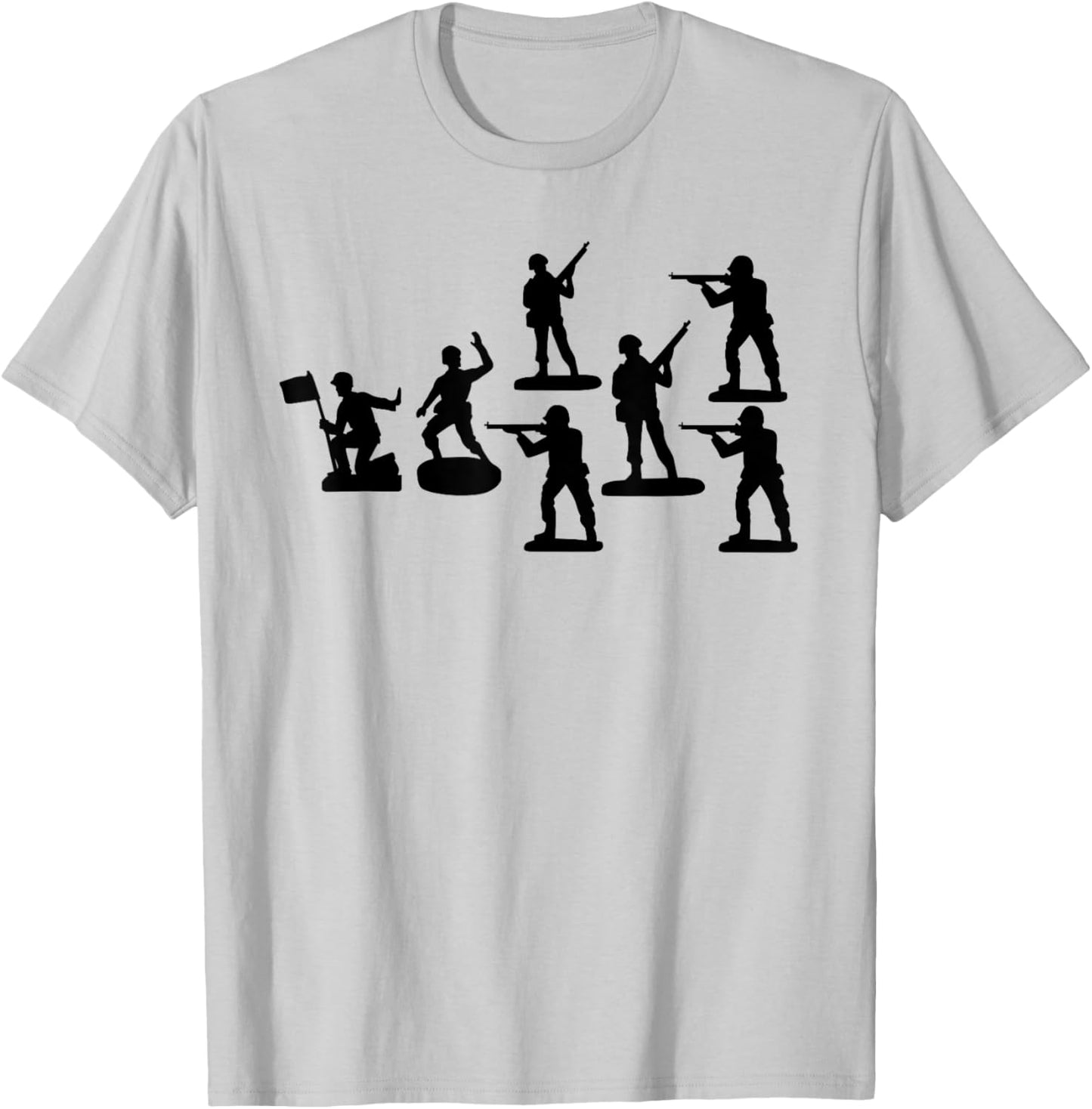 Toy Soldiers | Cute Little Lovers Gift T-Shirt - T-Shirt | Ash