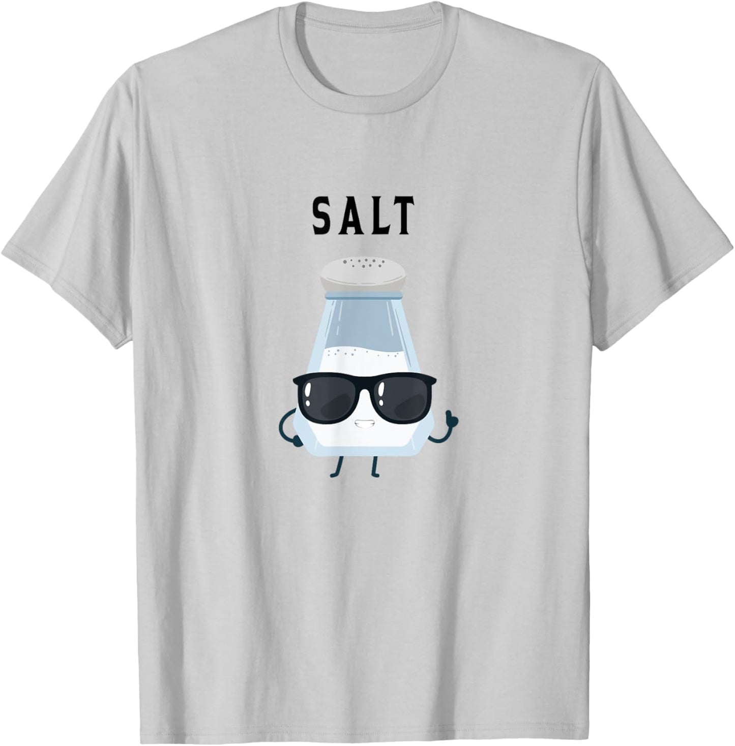 Kawaii Cool Salt Pepper Halloween Costume Best Friend T-Shirt - T-Shirt | Ash