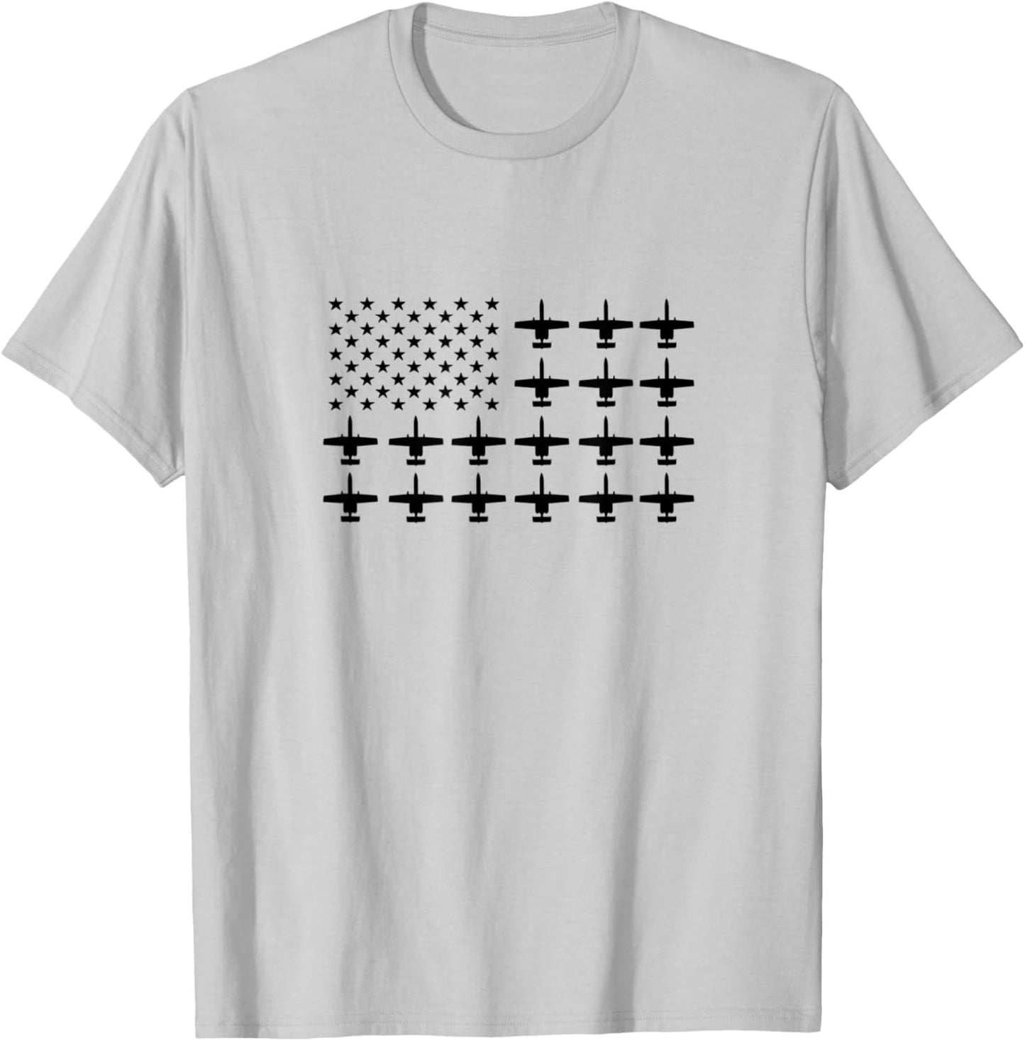 A10 A-10 Thunderbolt Warthog Brrrt Shark mouth T-Shirt - T-Shirt | Ash
