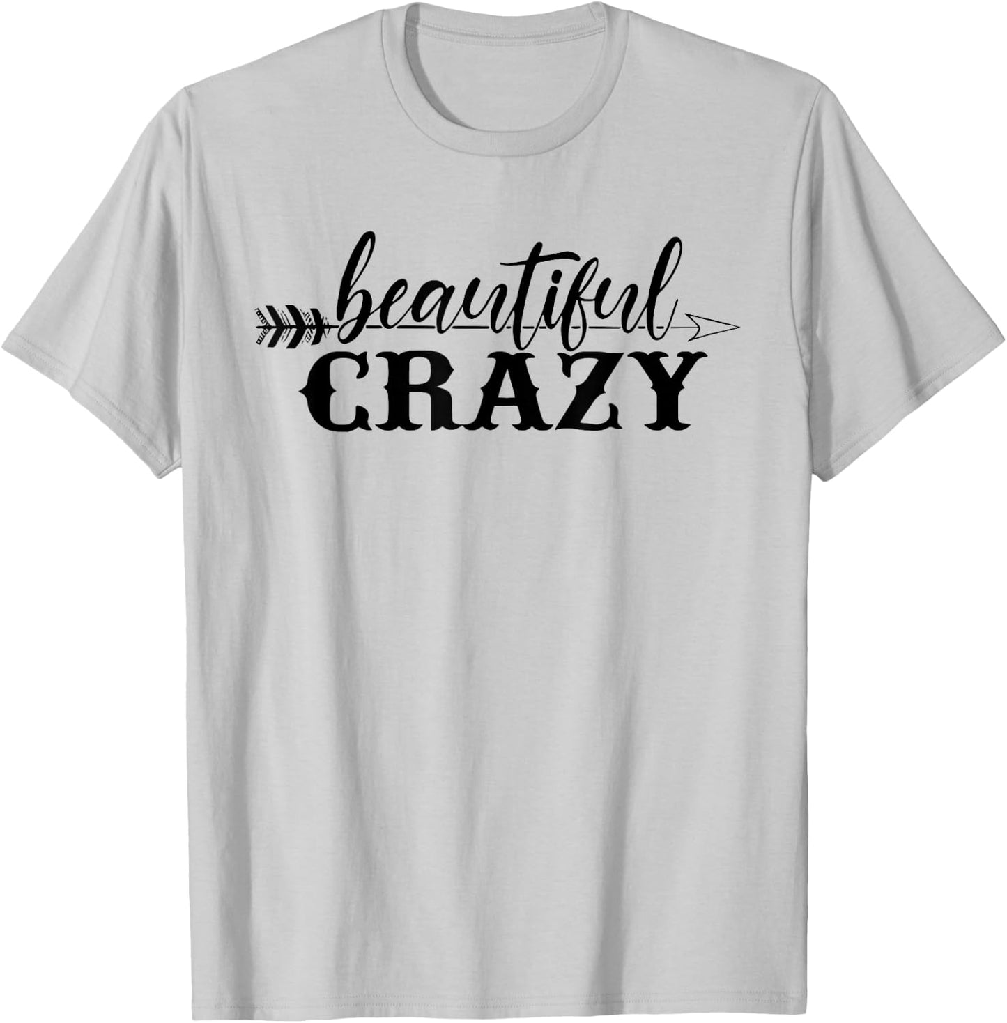 Beautiful Crazy Arrow T-Shirt - T-Shirt | Ash
