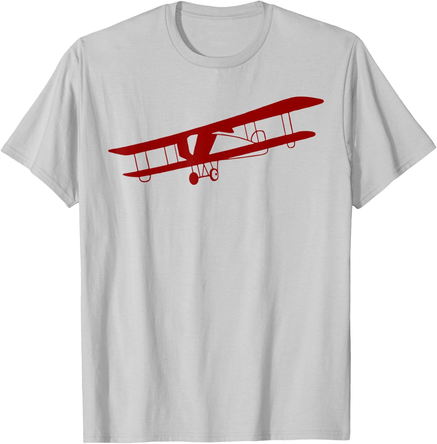 Plane Red Baron T-Shirt - T-Shirt | Ash
