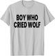 Boy Who Cried Wolf T-Shirt - T-Shirt | Ash