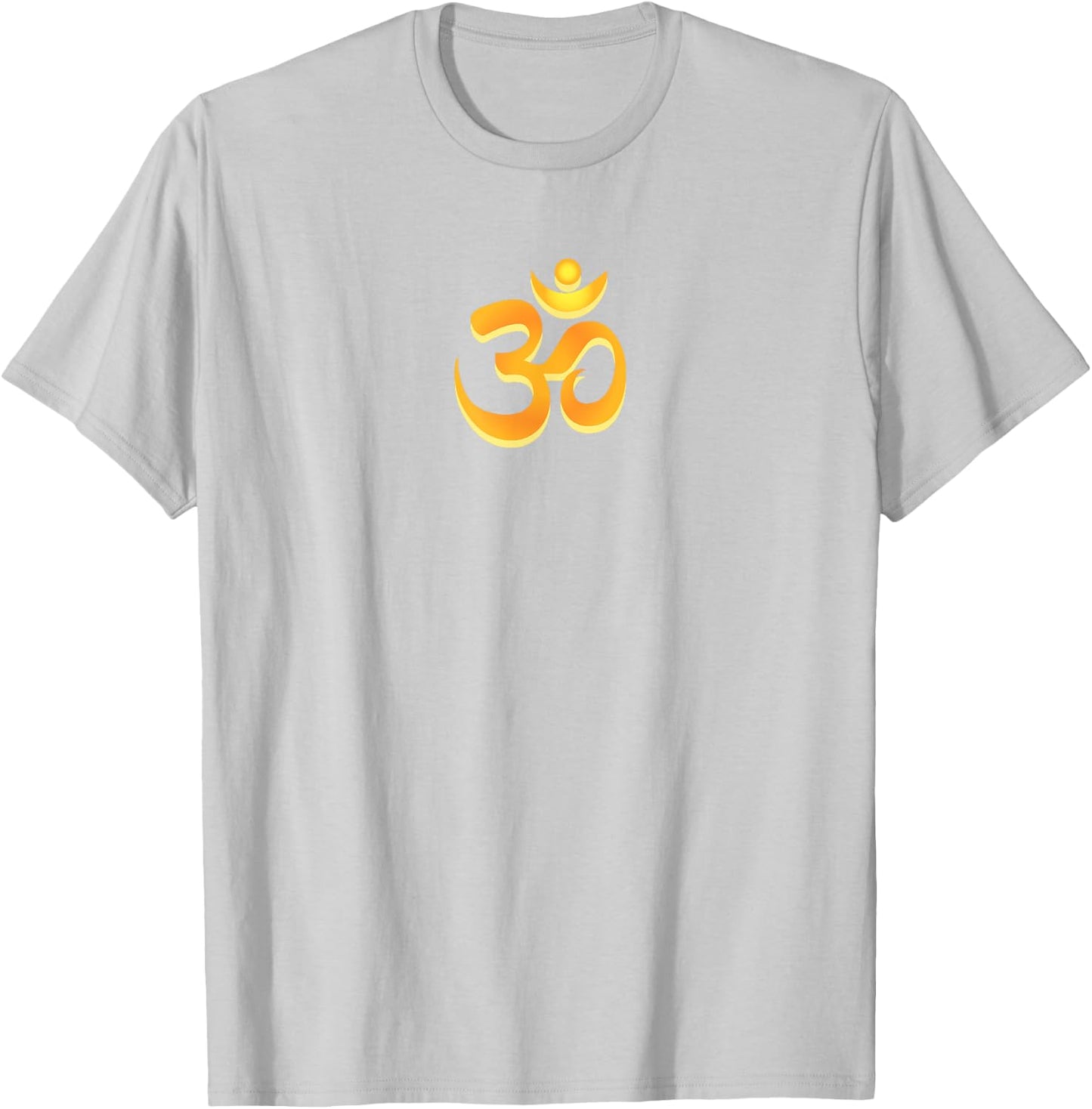 Om Aum Omkara Symbol - Zen Spiritual Peace Yoga Meditation T-Shirt - T-Shirt | Ash