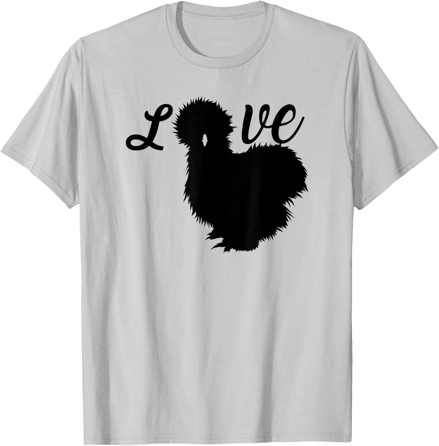 Silk Chicken, Silk Chicken, Silkie, Chicken, Whisperer T-Shirt - T-Shirt | Ash