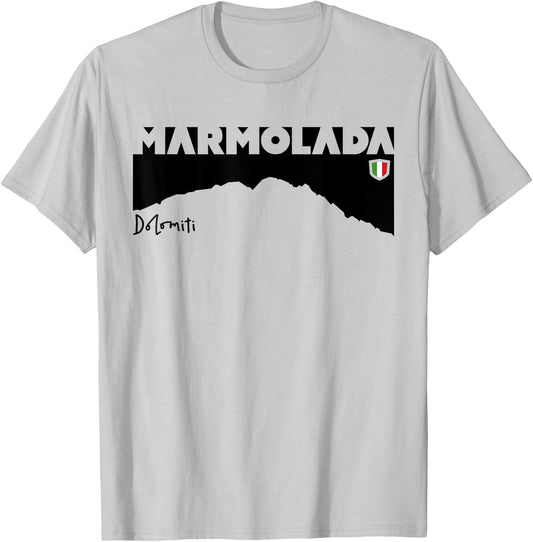 Mount Marmolada Dolomites Hike Hiking Gifts South Tyrol T-Shirt - T-Shirt | Ash
