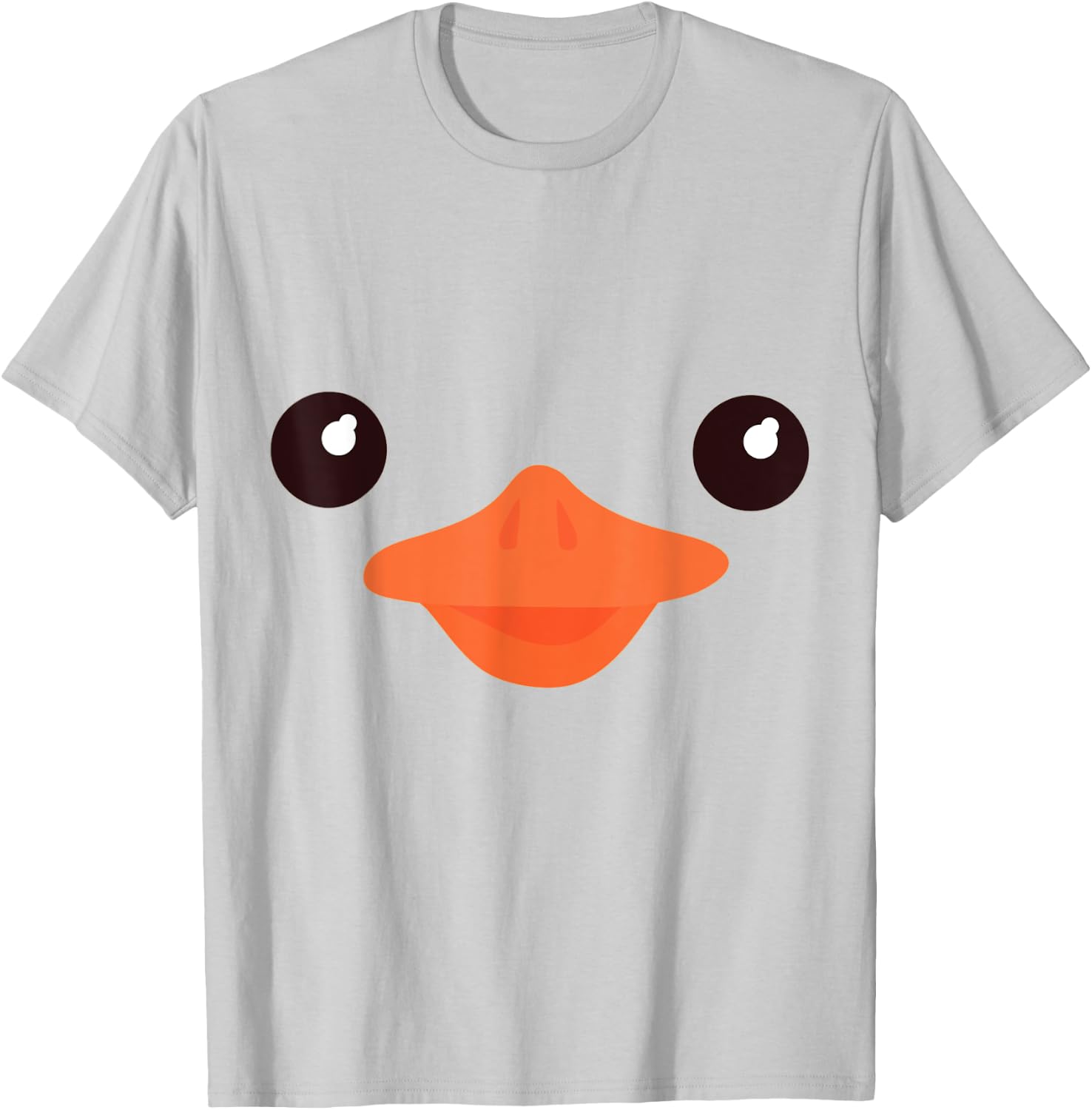 Duck Face Costume Halloween Pretend I'm A Duck Funny T-Shirt - T-Shirt | Ash