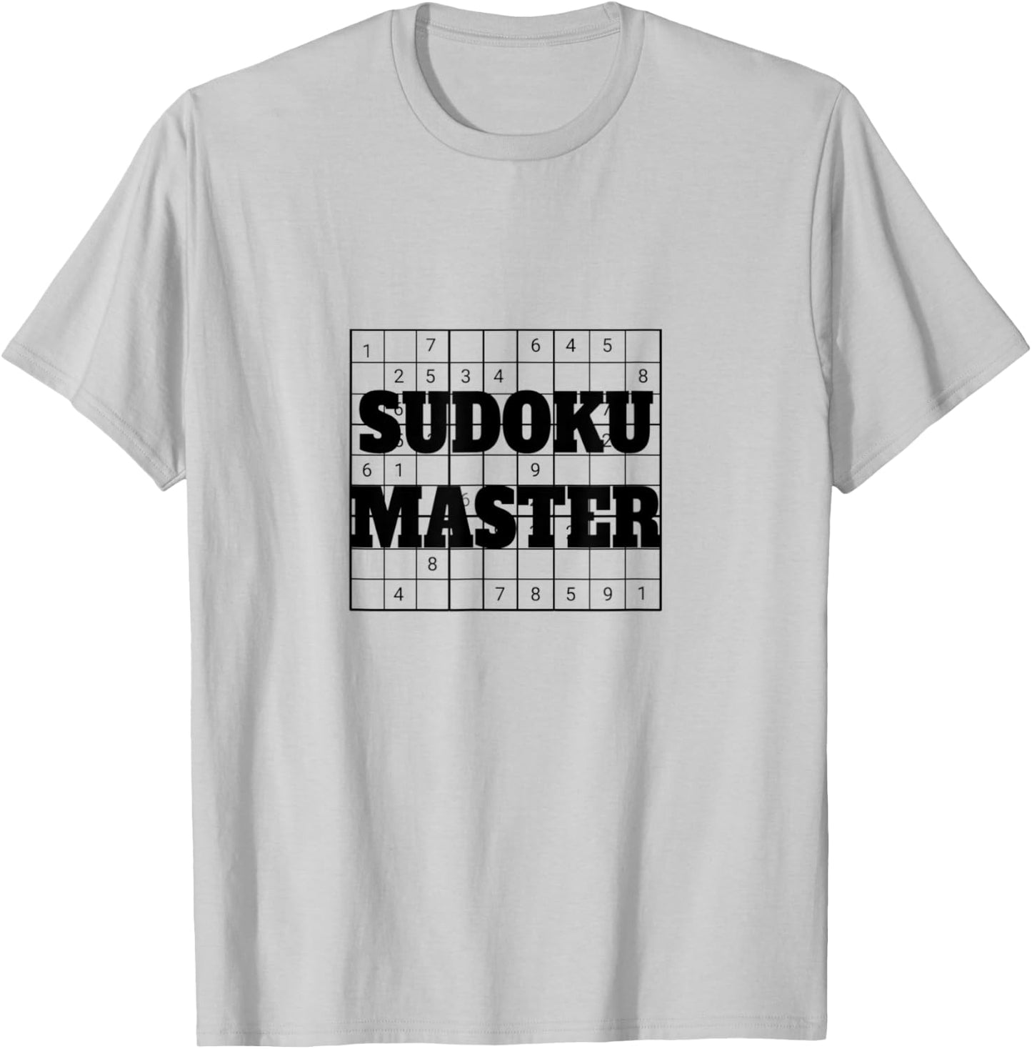 Sudoku Master for Seniors Puzzle Game Professional Player T-Shirt - T-Shirt | Ash