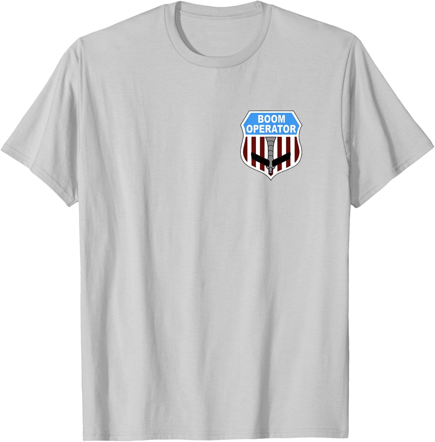 KC135 Stratotanker Boom Operator Tanker Shield US Air Force T-Shirt - T-Shirt | Ash