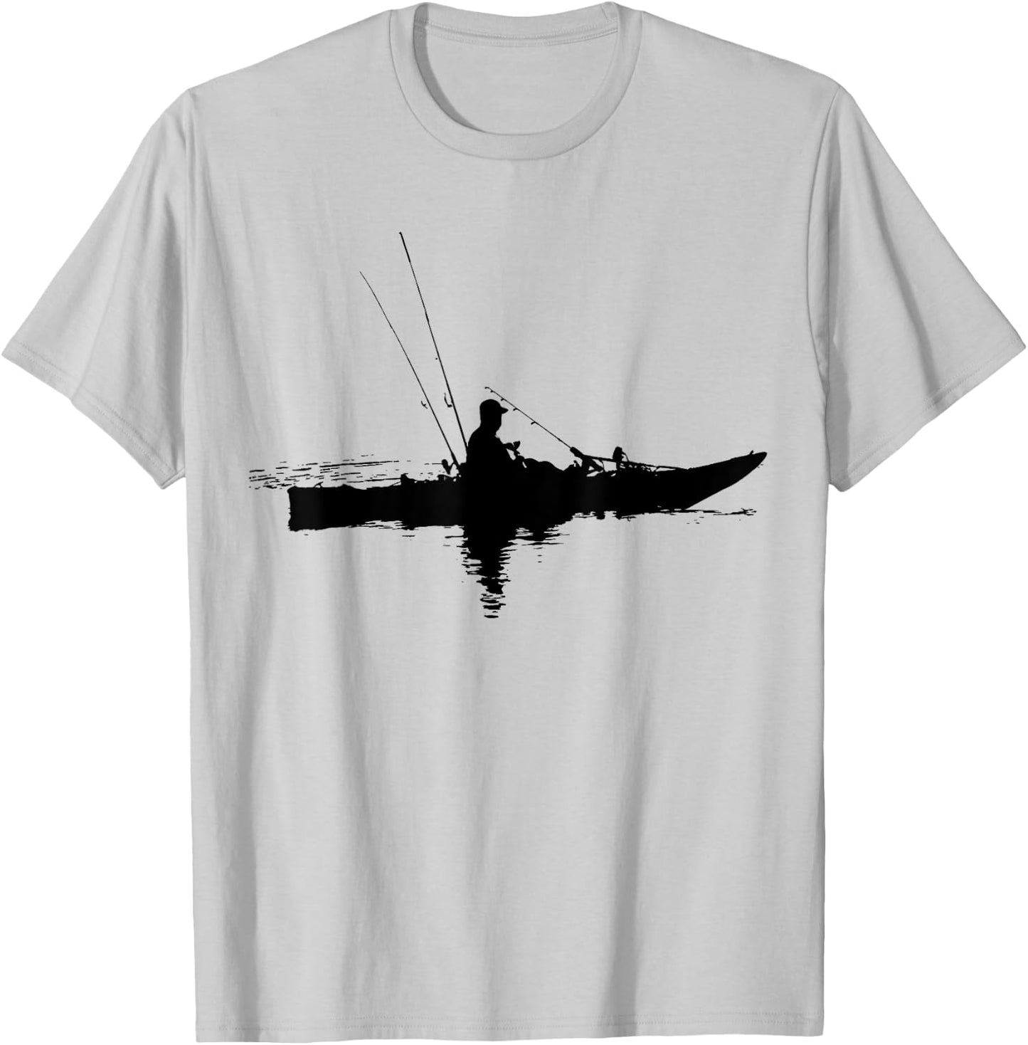 Kayak Fishing | Kayaking T-Shirt - T-Shirt | Ash