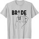 Cool Wedding Honeymoon Bachelorette Finger Ring Fiance Bride T-Shirt - T-Shirt | Ash