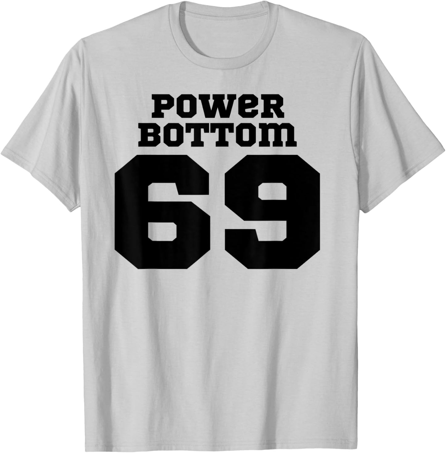 Funny Gay Couple Power Bottom 69 Athletic T-Shirt - T-Shirt | Ash