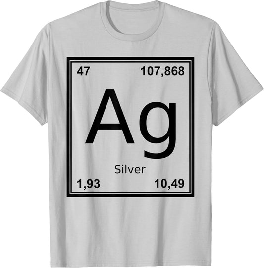 Silver symbol costume T-Shirt - T-Shirt | Ash