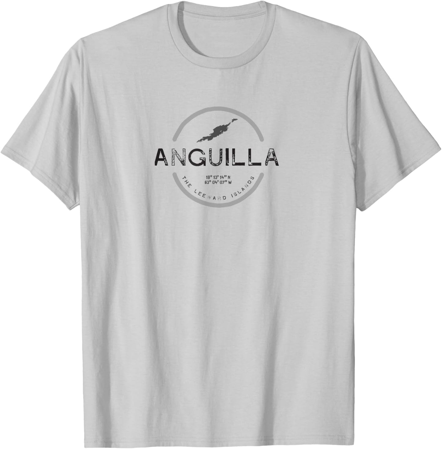 Anguilla Graphic T T-Shirt - T-Shirt | Ash