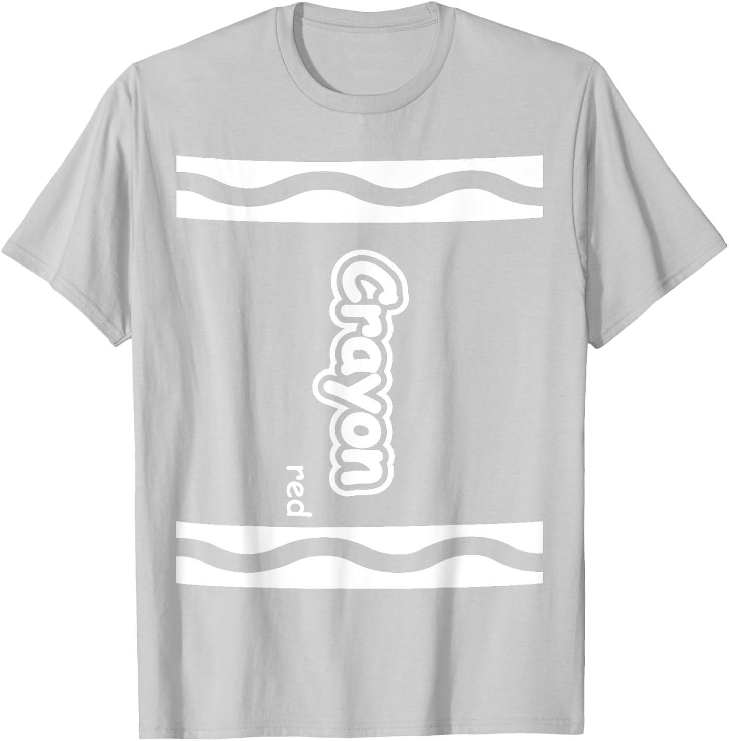 Red Crayon Easy Halloween Costume Cute (Dark) T-Shirt - T-Shirt | Ash
