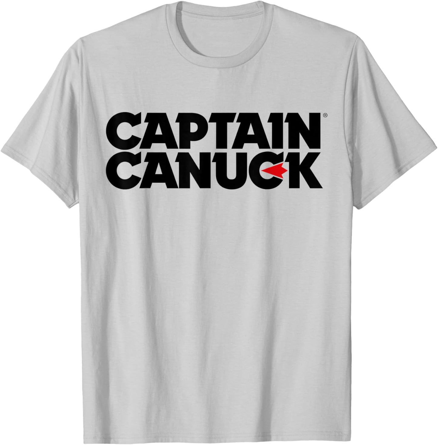 Captain Canuck Black Logo T-Shirt - T-Shirt | Ash