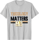 Theology Matters Bible Religious Christian Church Faith Pray T-Shirt - T-Shirt | Ash
