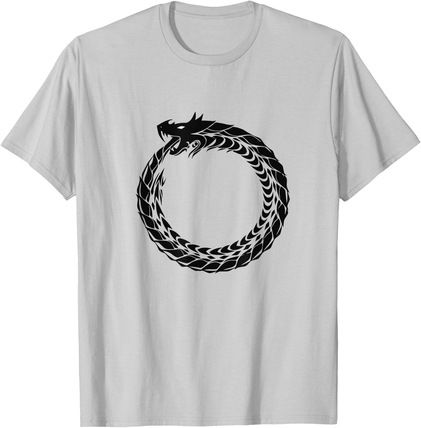 Ouroboros the eternal snake T-Shirt - T-Shirt | Ash
