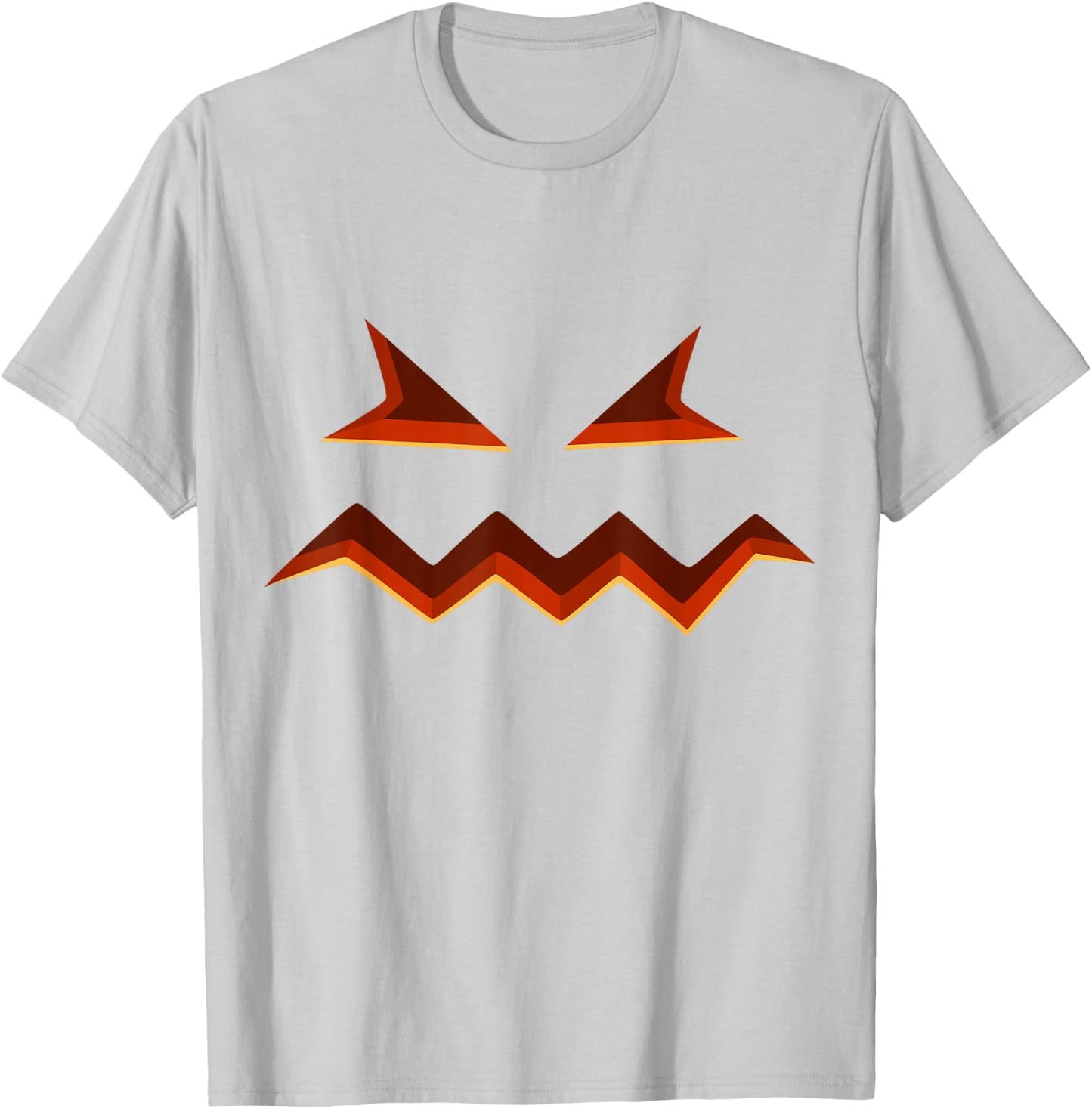Pumpkin Jack O Lantern Face Jackolantern T-Shirt - T-Shirt | Ash