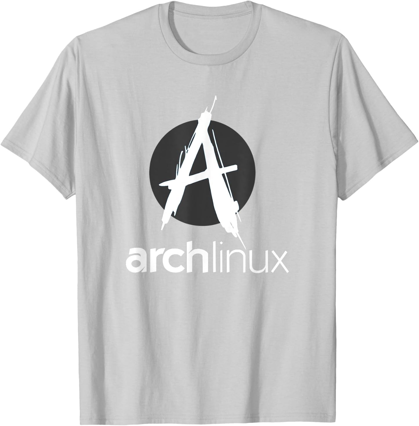 Arch Linux lover tagline and Logo Open Source Os T-Shirt - T-Shirt | Ash