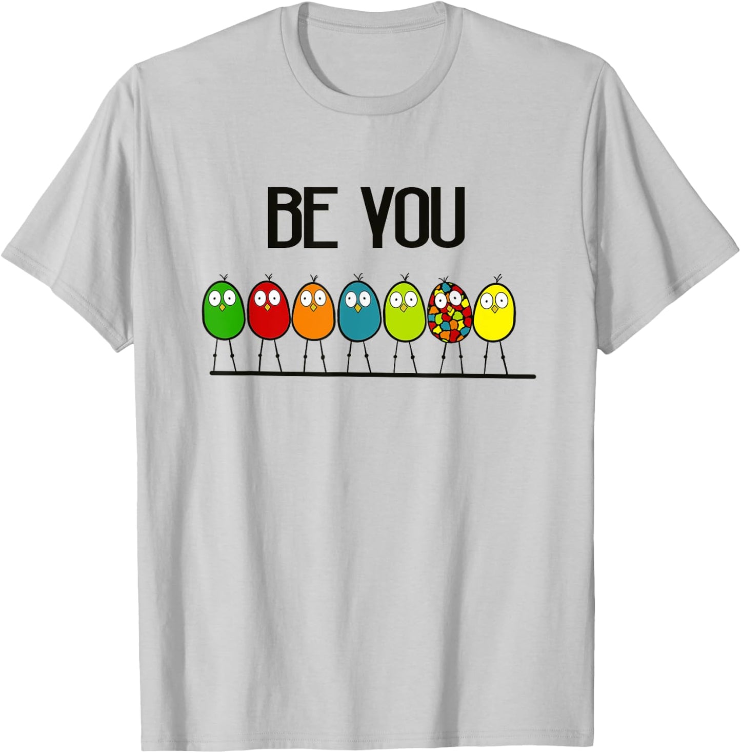Delightfully Different World Be Yourself, Be You T-Shirt - T-Shirt | Ash