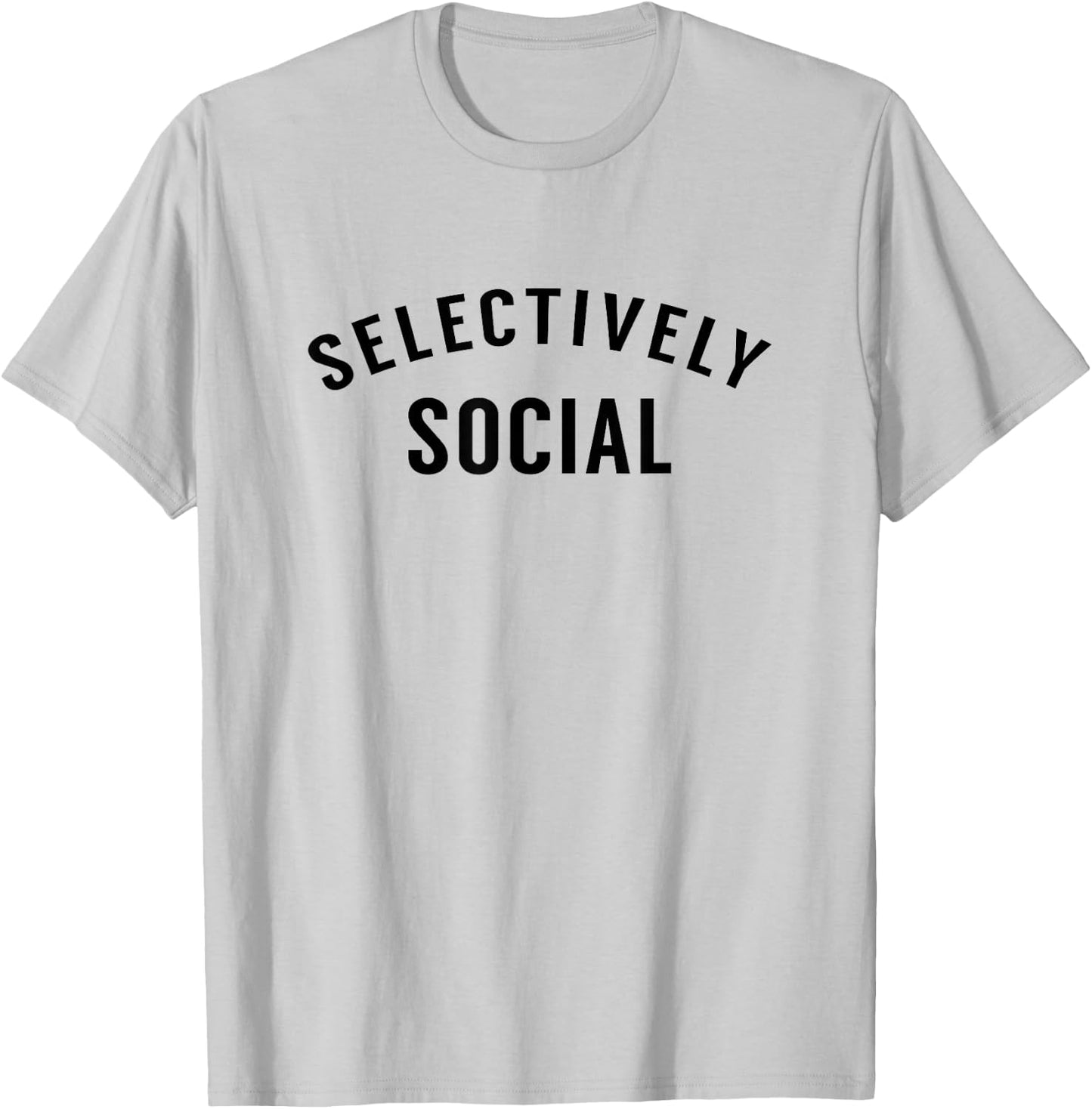 Selectively Social T-Shirt - T-Shirt | Ash