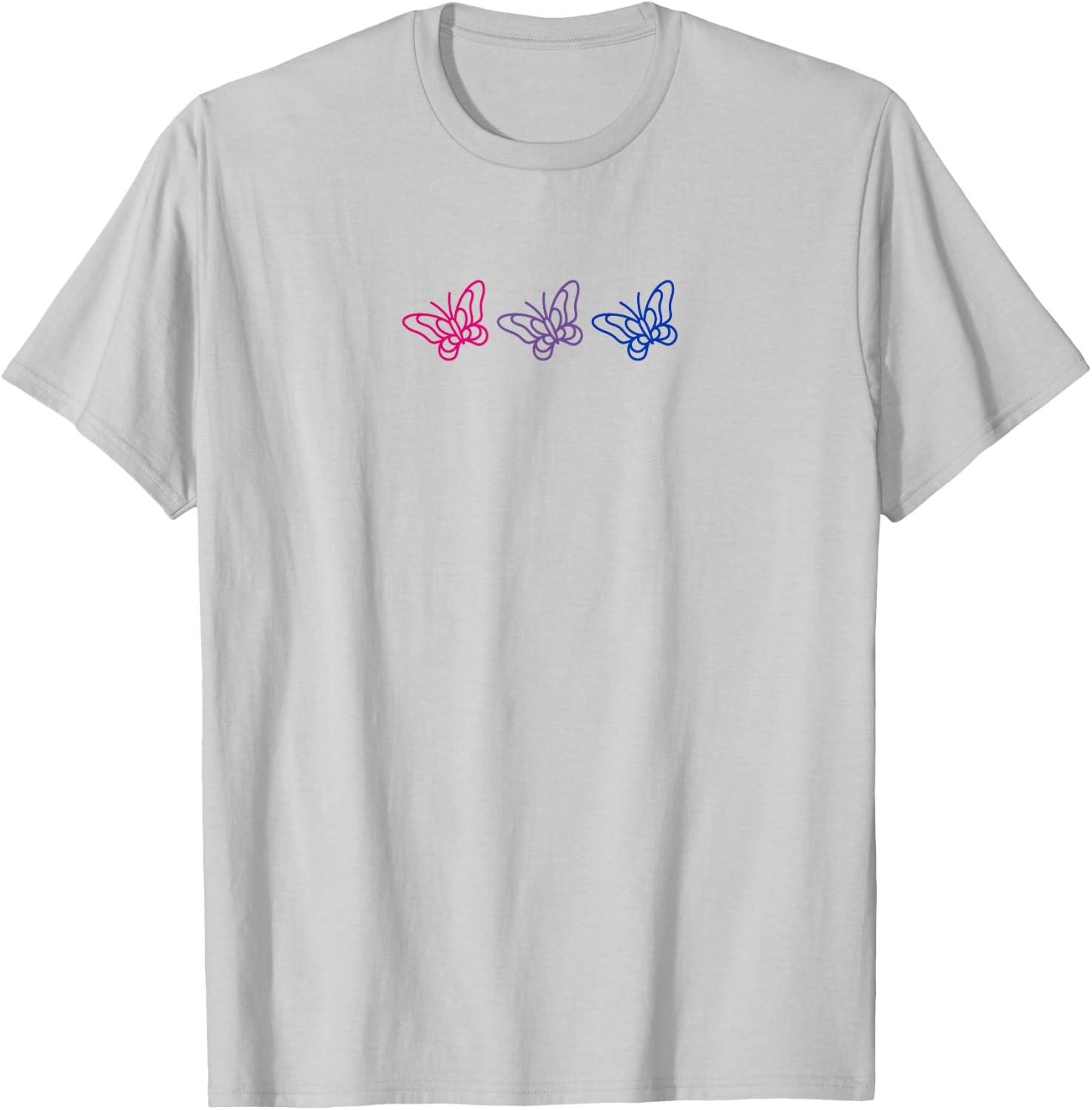 Bisexual Pride Shirt Subtle Bi Pride Gay Pride T-Shirt - T-Shirt | Ash