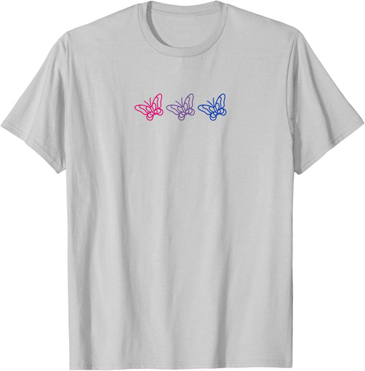 Bisexual Pride Shirt Subtle Bi Pride Gay Pride T-Shirt - T-Shirt | Ash