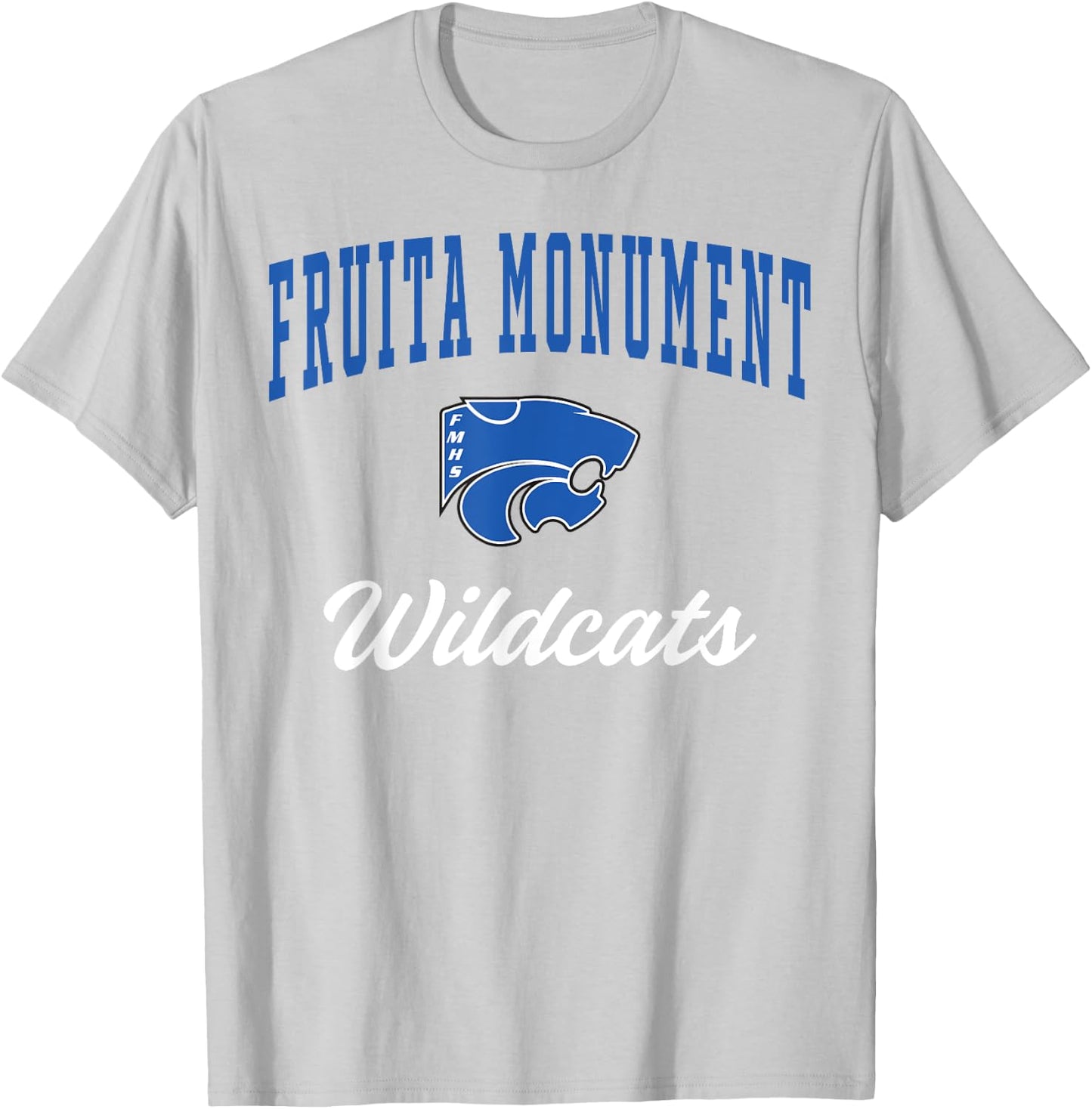 Fruita Monument High School Wildcats T-Shirt - T-Shirt | Ash