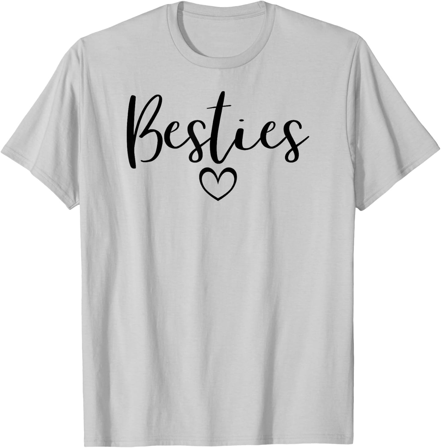Besties Mom and Me Matching Mother's Day T-Shirt - T-Shirt | Ash