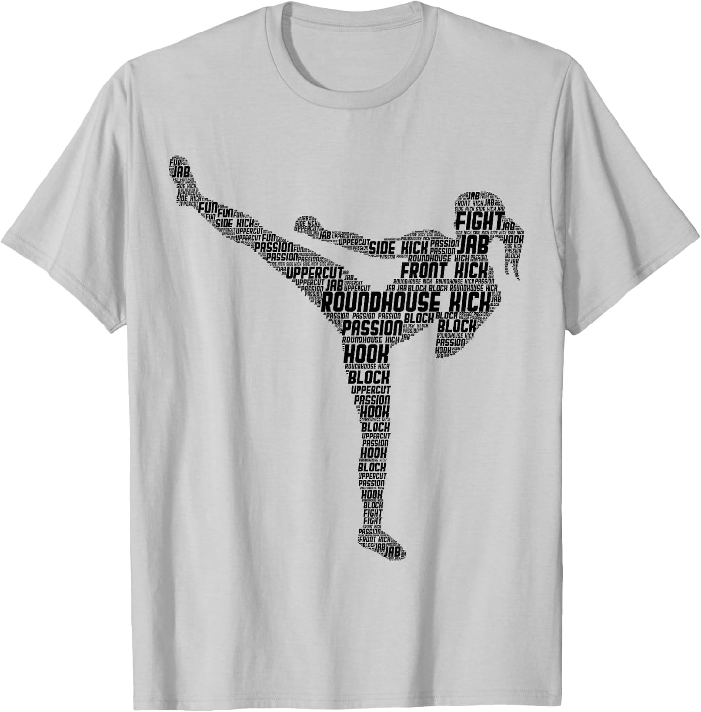 Kickboxing Kickboxer Karate Girls Women Kids T-Shirt - T-Shirt | Ash