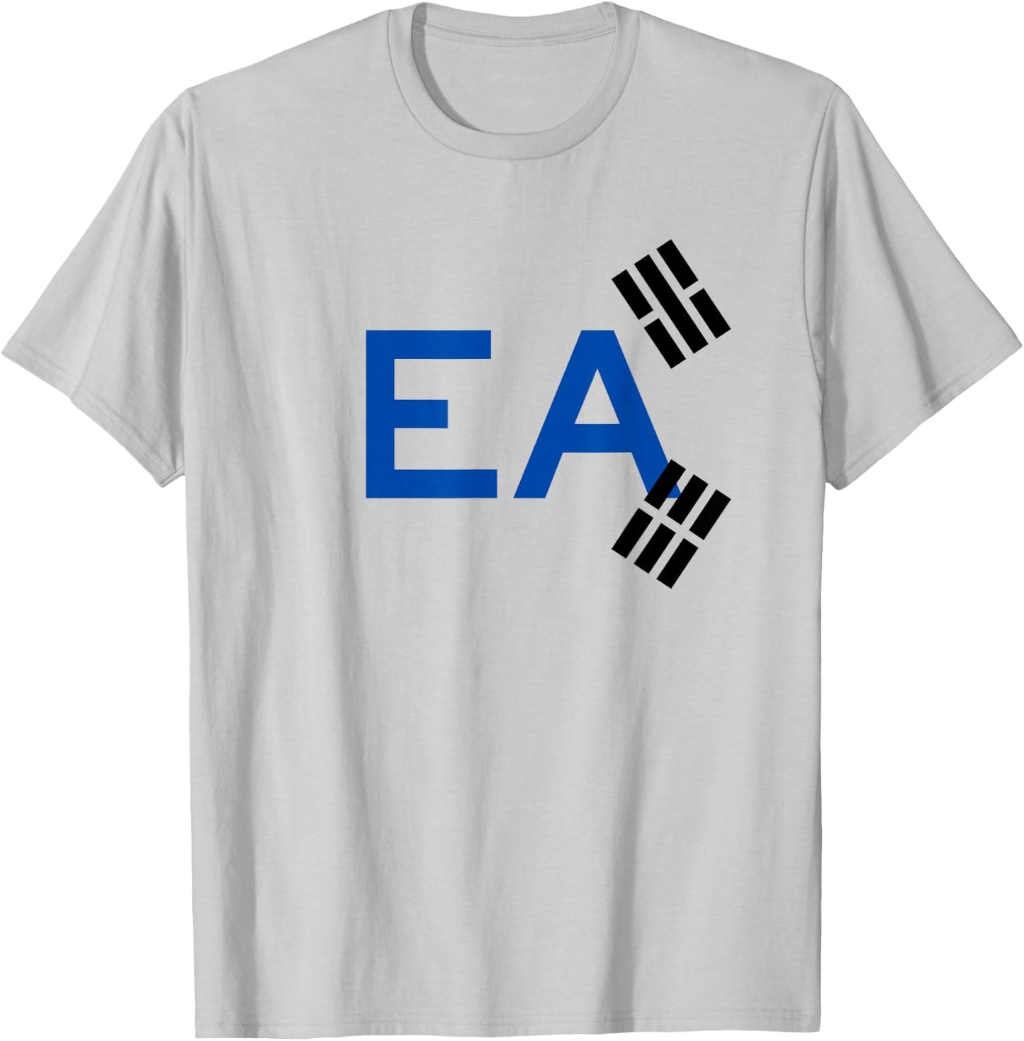 EA - Korea Two Part Combo Design - Korean Flag Part 2 T-Shirt - T-Shirt | Ash