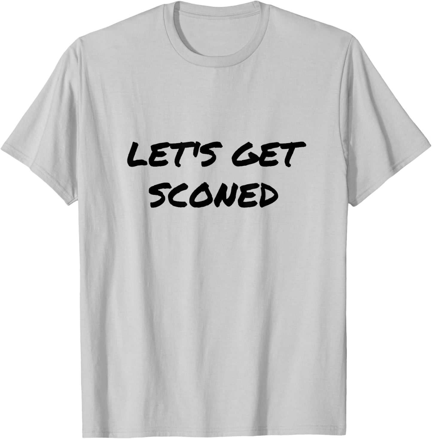 Let's Get Sconed - Scone Pun T-Shirt - T-Shirt | Ash
