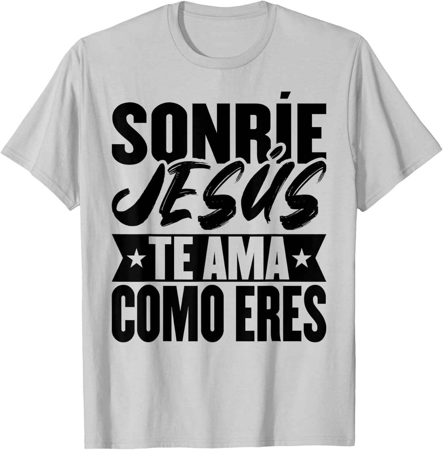 Camisetas Cristianas En Espanol Frases Biblia Jesús Te AMa T-Shirt - T-Shirt | Ash