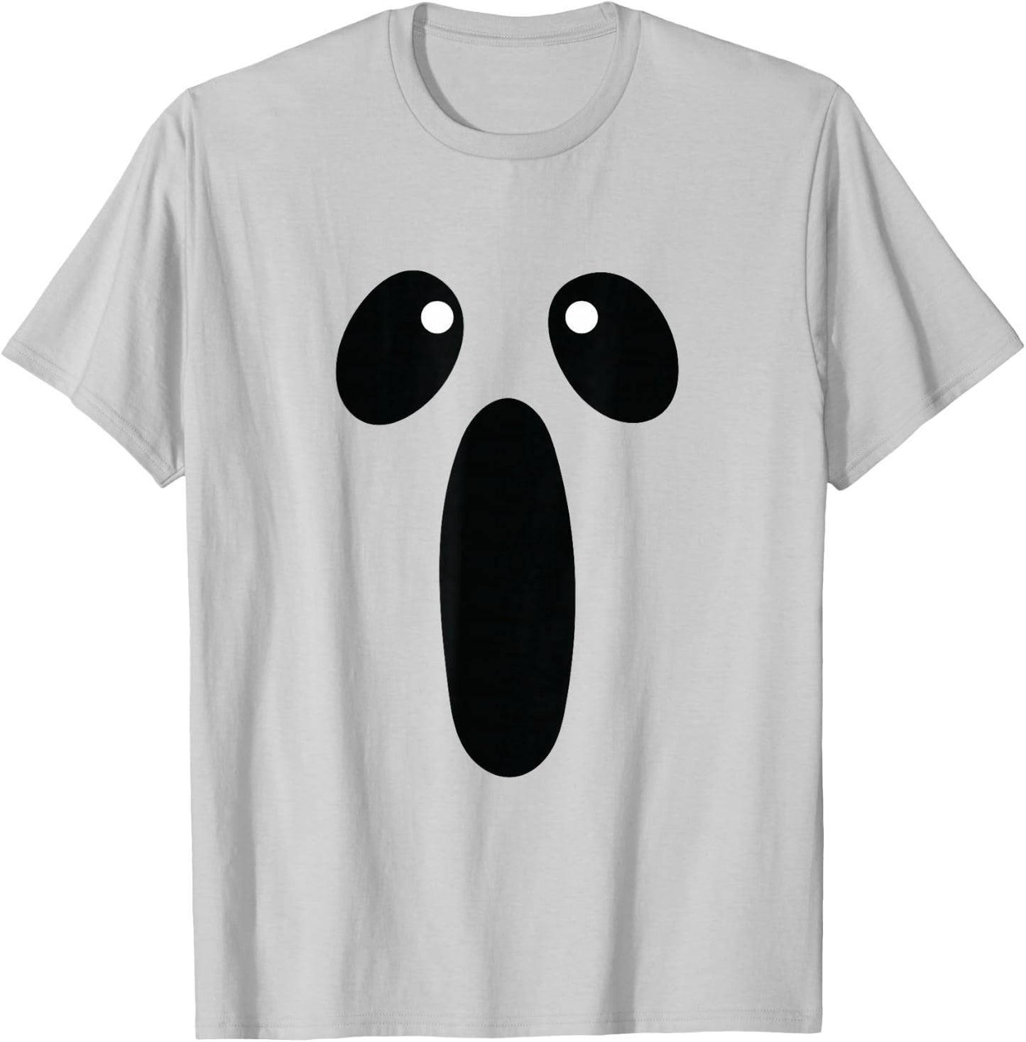 Ghost Halloween Shirt Women Men Ghost Funny Lazy Costume T-Shirt - T-Shirt | Ash