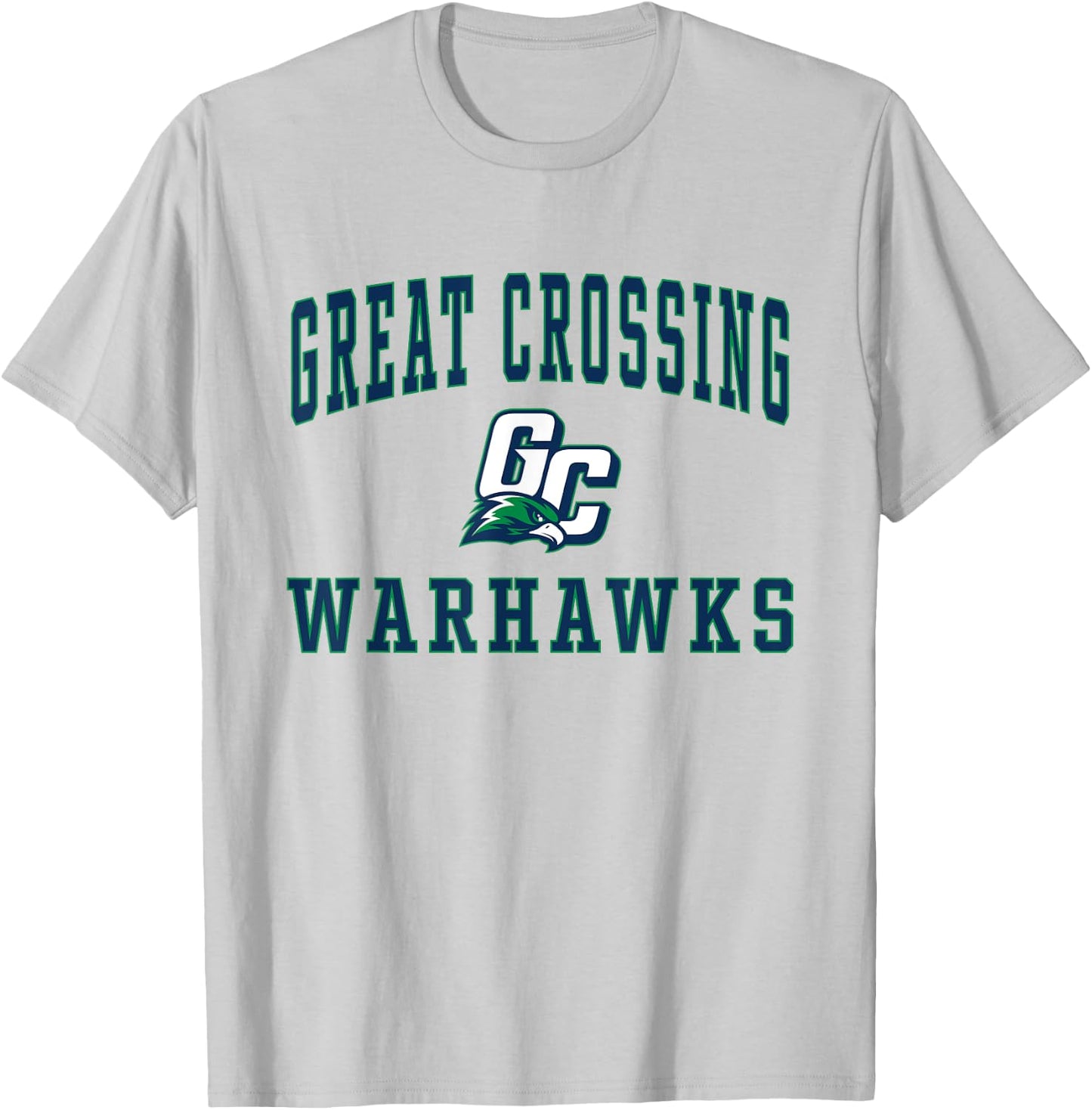 Great Crossing High School Warhawks C1 T-Shirt - T-Shirt | Ash