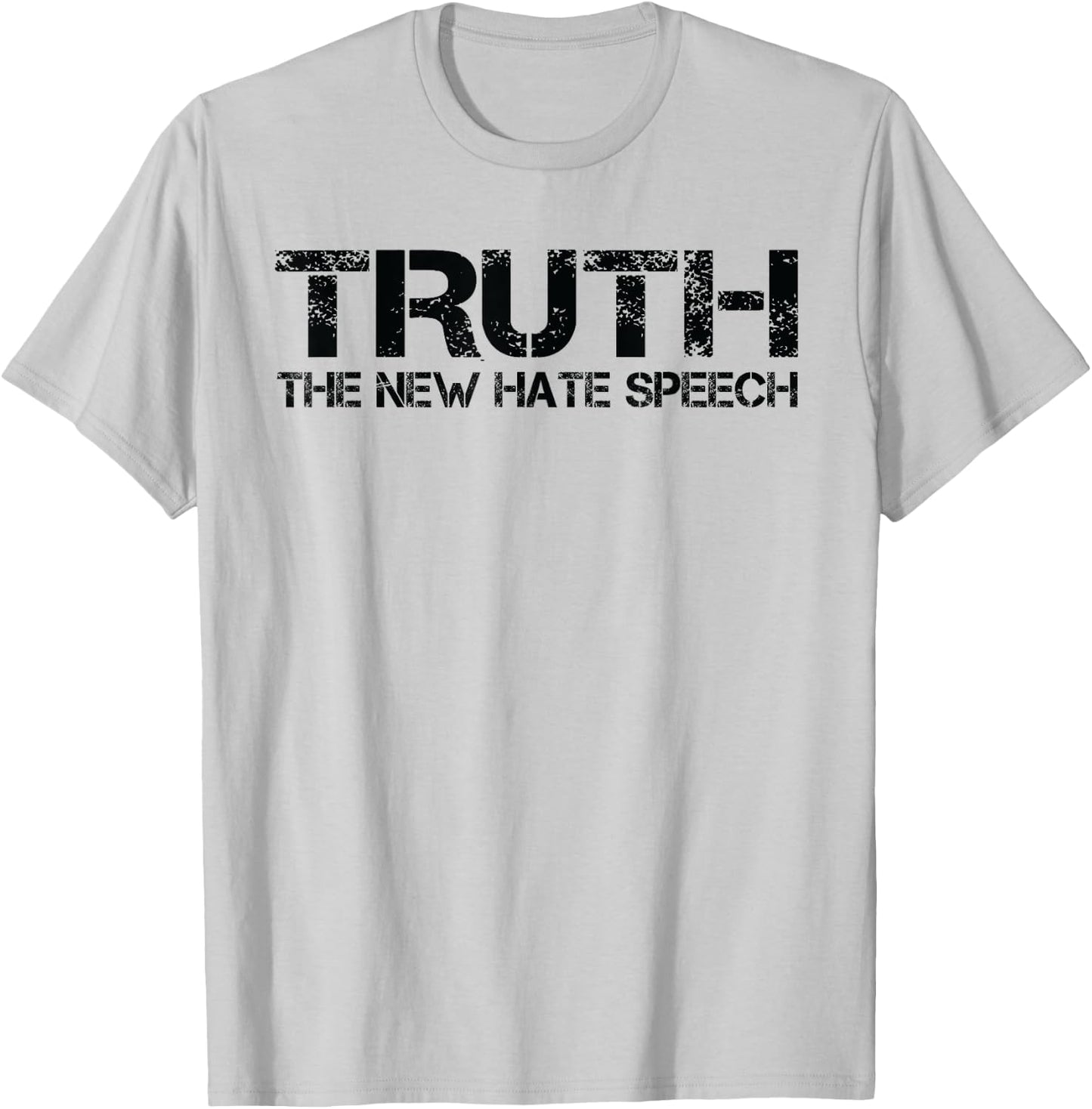 Truth Is The New Hate Speech - Anti Government T-Shirt - T-Shirt | Ash