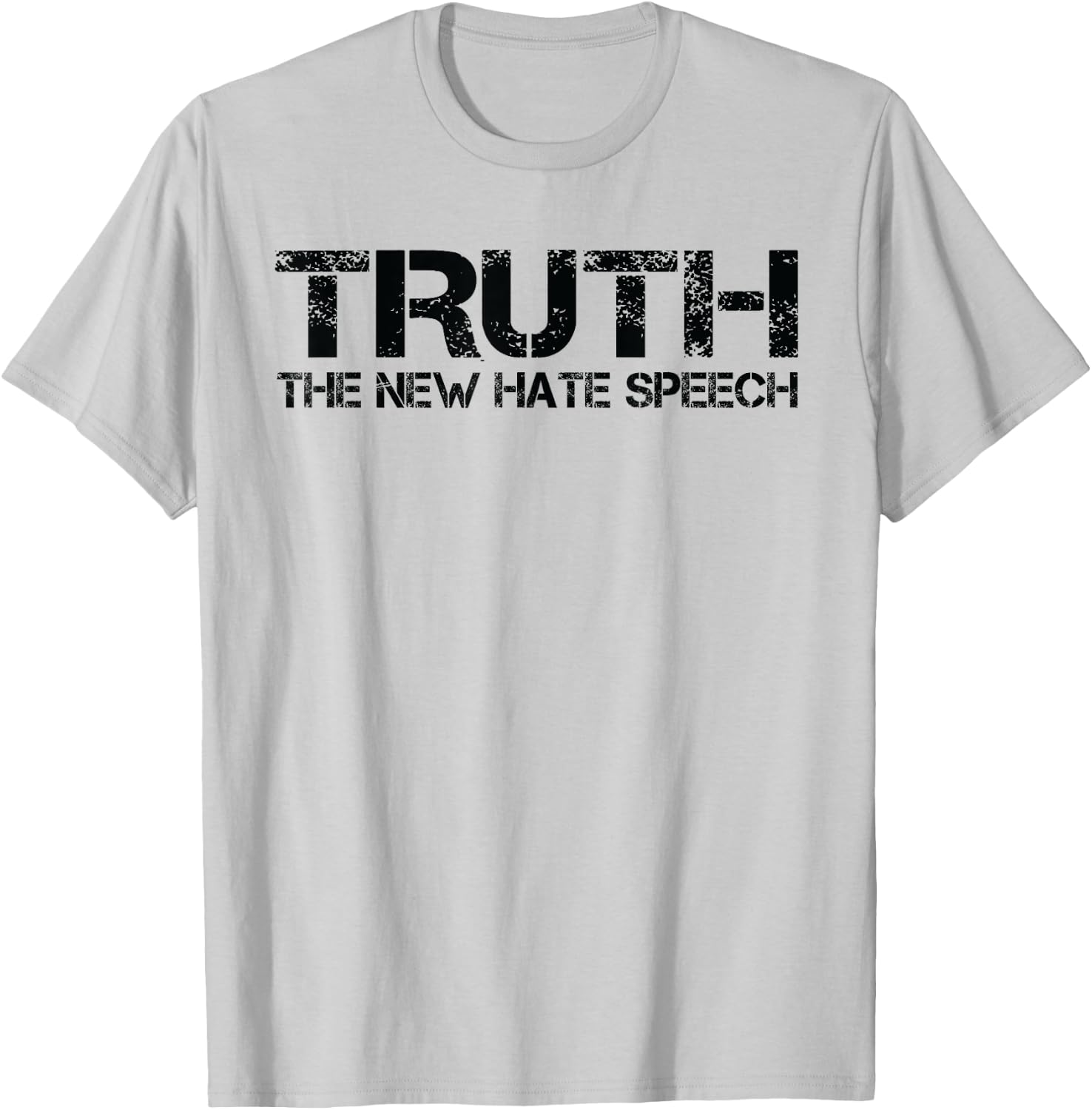 Truth Is The New Hate Speech - Anti Government T-Shirt - T-Shirt | Ash